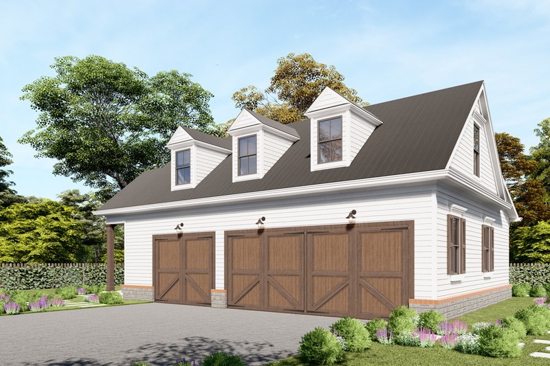 House Blueprint - Exterior - Other Elevation 6 for Country House Plan #54-554, 0 bath