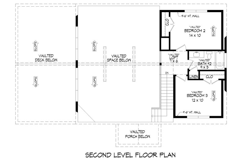 Architectural House Design - Floor Plan - Upper Floor for Country House Plan #932-771 - 3 bed, 2.5 bath