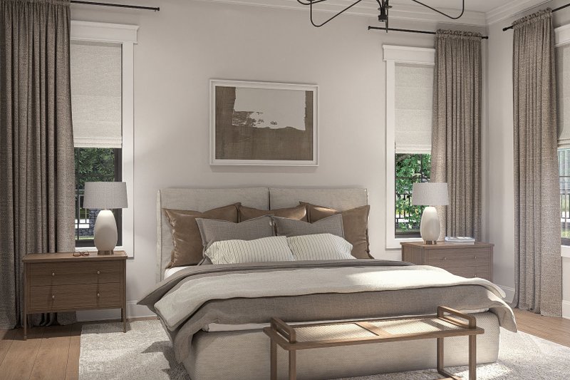 Dream House Plan - Interior - Master Bedroom for Cottage House Plan #455-802 - 4 bed, 3.5 bath