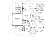 Mediterranean Style House Plan - 4 Beds 3.5 Baths 4911 Sq/Ft Plan #1-928 