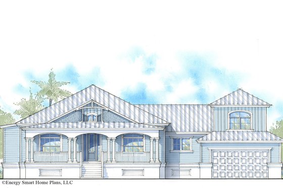 Exterior - Front Elevation 3 for Cottage House Plan #938-86 - 3 bed, 3 bath