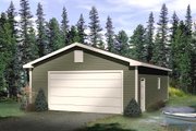 Traditional Style House Plan - 0 Beds 0 Baths 912 Sq/Ft Plan #22-549 