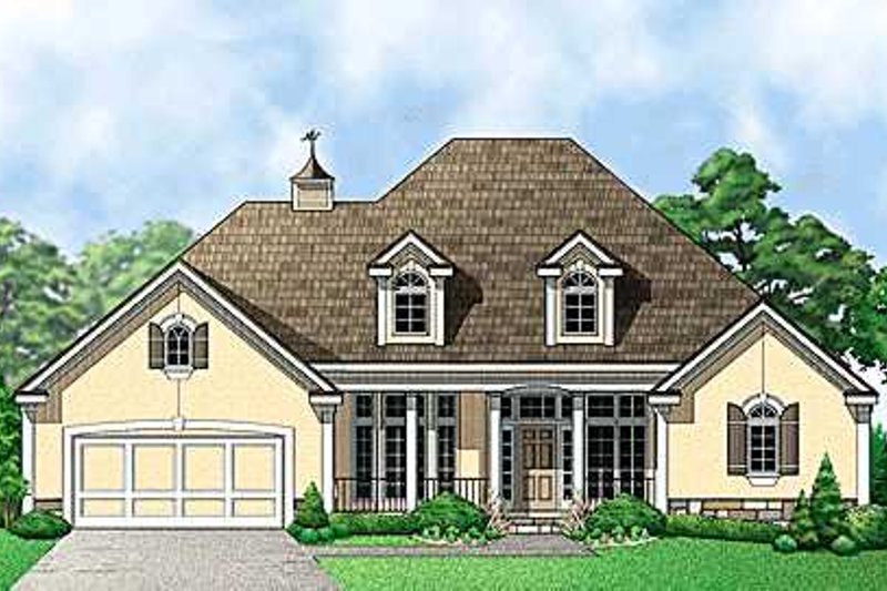 Traditional Style House Plan - 4 Beds 4 Baths 4021 Sq/Ft Plan #67-218