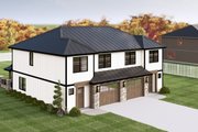 Contemporary Style House Plan - 3 Beds 2.5 Baths 3112 Sq/Ft Plan #1064-359 