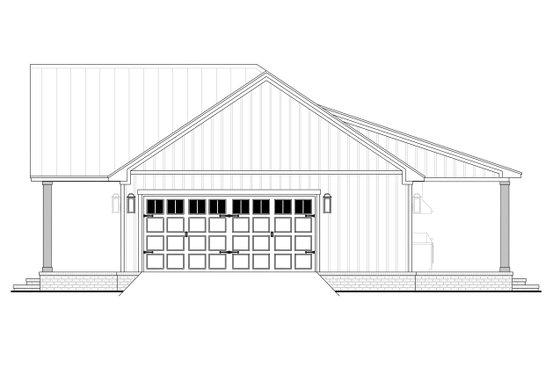 Exterior - Other Elevation 1 for Barndominium House Plan #430-451 - 3 bed, 2 bath