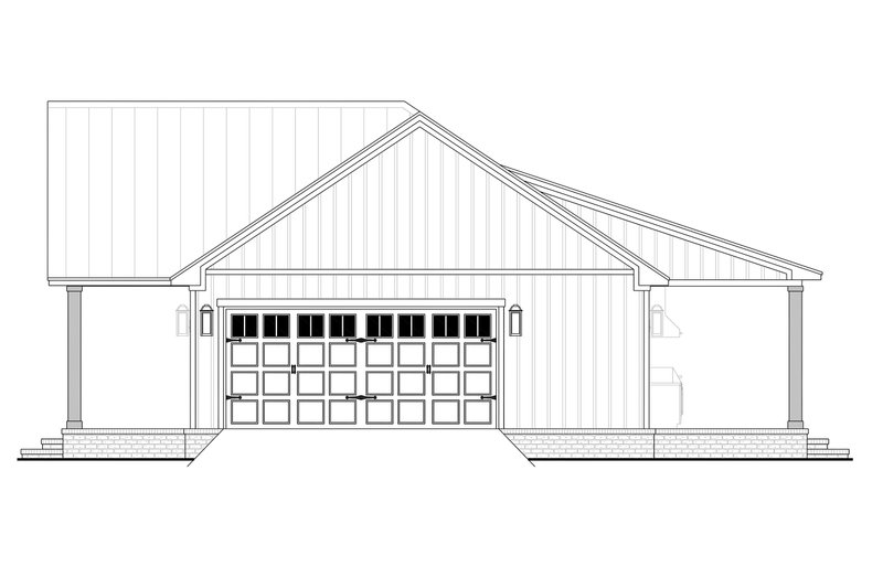 Home Plan - Exterior - Other Elevation 1 for Barndominium House Plan #430-451 - 3 bed, 2 bath