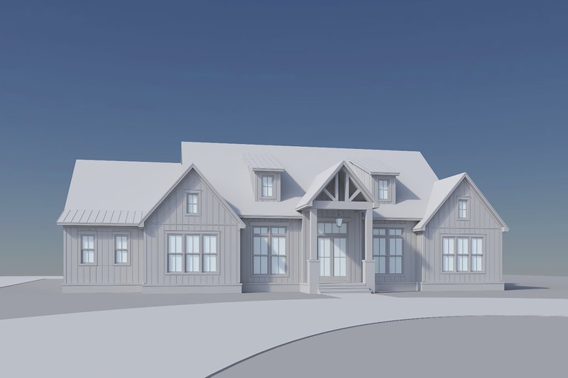 Dream House Plan - Exterior - Front Elevation 11 for Farmhouse House Plan #430-408 - 3 bed, 3.5 bath