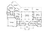 Traditional Style House Plan - 4 Beds 3 Baths 3975 Sq/Ft Plan #411-526 