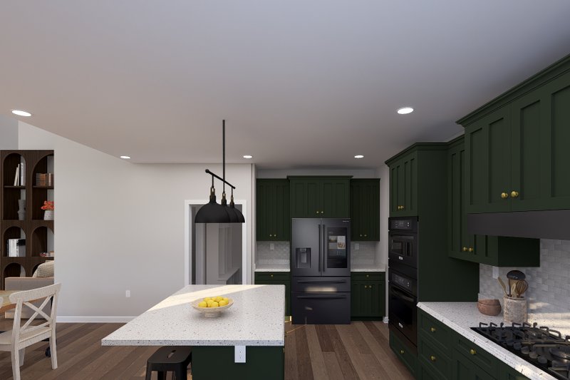 Architectural House Design - Interior - Kitchen 2 for Craftsman House Plan #1060-496 - 3 bed, 2.5 bath
