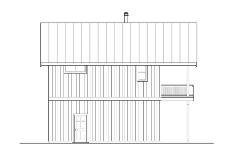 Architectural House Design - Exterior - Other Elevation for Craftsman House Plan #124-1247 - 1 bed, 1.5 bath
