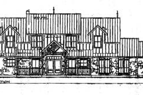 Exterior - Other Elevation for Country House Plan #140-112 - 3 bed, 3.5 bath