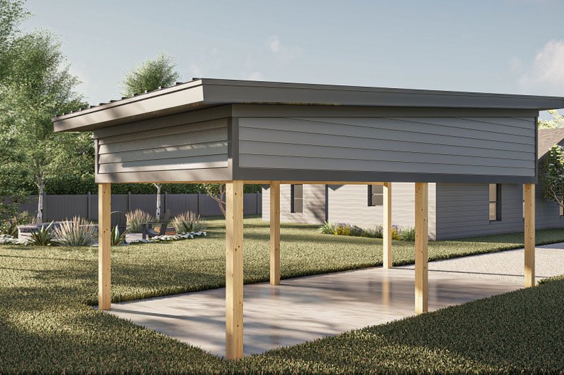 Home Plan - Exterior - Other Elevation for Traditional House Plan #455-589, 0 bath