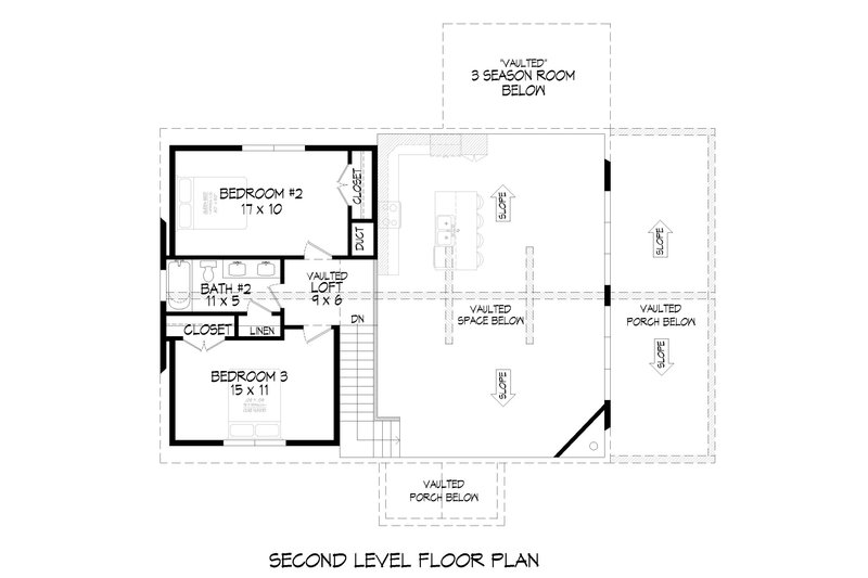 Dream House Plan - Floor Plan - Upper Floor for Country House Plan #932-759 - 4 bed, 3.5 bath