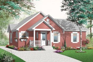 Front View - 1200 square foot cottage home