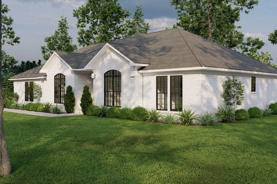 Exterior - Front Elevation 3 for Traditional House Plan #17-541 - 4 bed, 2 bath