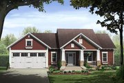 Craftsman Style House Plan - 3 Beds 2 Baths 1801 Sq/Ft Plan #21-382 