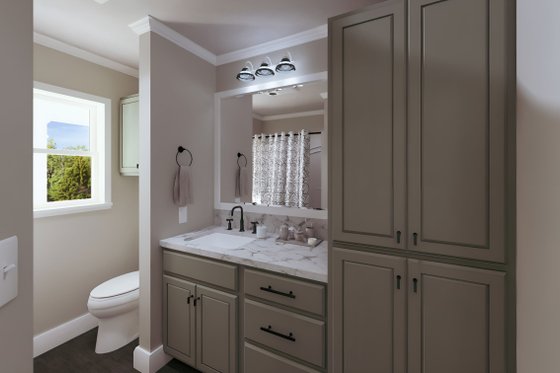 Interior - Bathroom for Cottage House Plan #44-268 - 2 bed, 1 bath