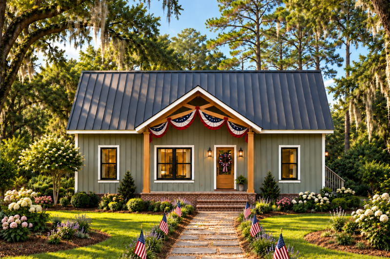 House Design - Exterior - Front Elevation 5 for Farmhouse House Plan #44-321 - 3 bed, 2 bath