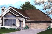 Traditional Style House Plan - 2 Beds 2 Baths 1365 Sq/Ft Plan #320-434 