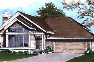 Traditional Exterior - Front Elevation Plan #320-434