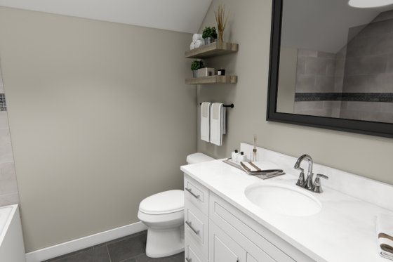 Interior - Bathroom for Bungalow House Plan #51-1408 - 3 bed, 2.5 bath