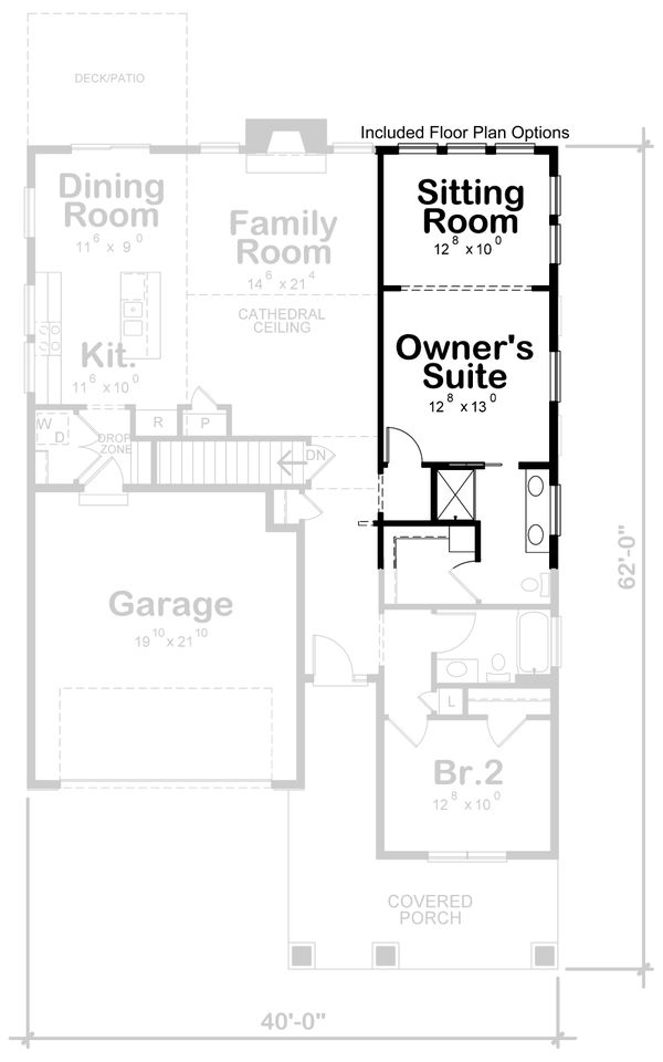 Home Plan - Cottage Floor Plan - Other Floor Plan #20-2391