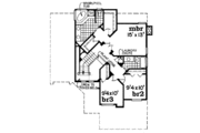 European Style House Plan - 3 Beds 3 Baths 2120 Sq/Ft Plan #47-216 
