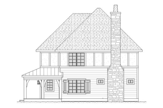 Exterior - Other Elevation 1 for Country House Plan #901-83 - 3 bed, 2.5 bath