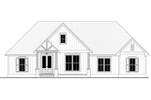 Exterior - Front Elevation 4 for Traditional House Plan #430-255 - 3 bed, 2.5 bath