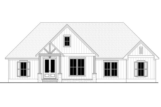 Exterior - Front Elevation 4 for Traditional House Plan #430-255 - 3 bed, 2.5 bath