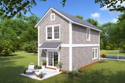 Cottage Style House Plan - 2 Beds 1 Baths 896 Sq/Ft Plan #513-2238 