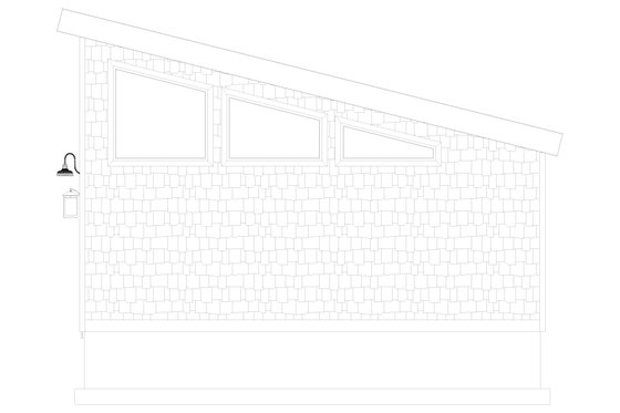 Exterior - Other Elevation 1 for Contemporary House Plan #1060-284, 0 bath