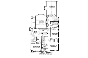 Floor Plan - Upper Floor for Tudor House Plan #141-339 - 4 bed, 4.5 bath
