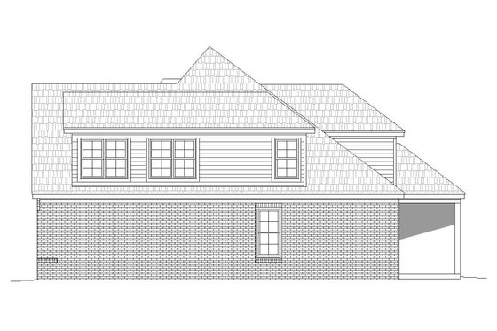 Exterior - Other Elevation 1 for European House Plan #932-30 - 4 bed, 3 bath