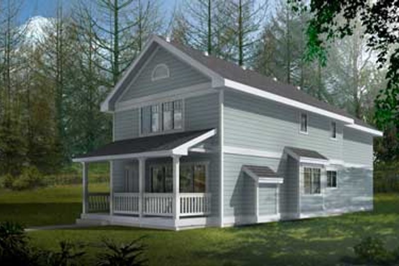Cottage Style House Plan - 3 Beds 2.5 Baths 1980 Sq/Ft Plan #100-406