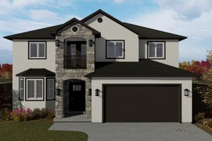 Traditional Exterior - Front Elevation Plan #1060-7
