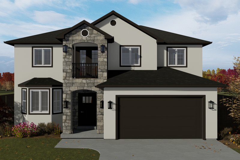 Dream House Plan - Traditional Exterior - Front Elevation Plan #1060-7