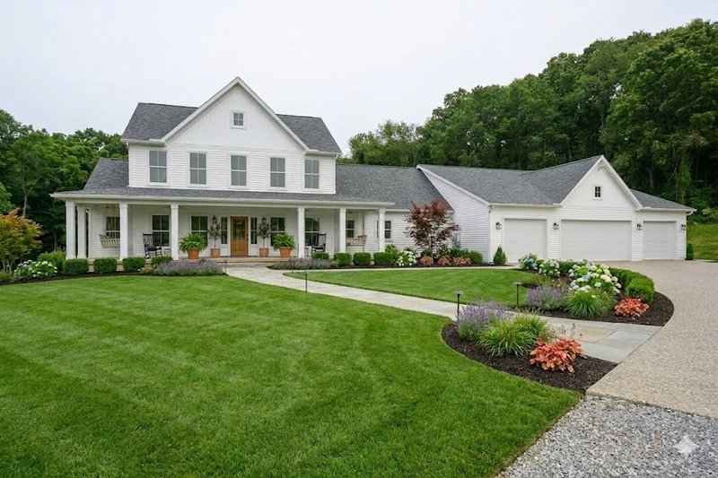 House Blueprint - Exterior - Front Elevation 3 for Farmhouse House Plan #1089-46 - 3 bed, 2.5 bath