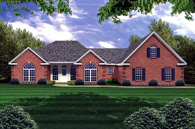 Home Plan - Traditional Exterior - Front Elevation Plan #21-173