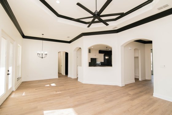 Interior - Family Room for Country House Plan #20-130 - 3 bed, 3 bath