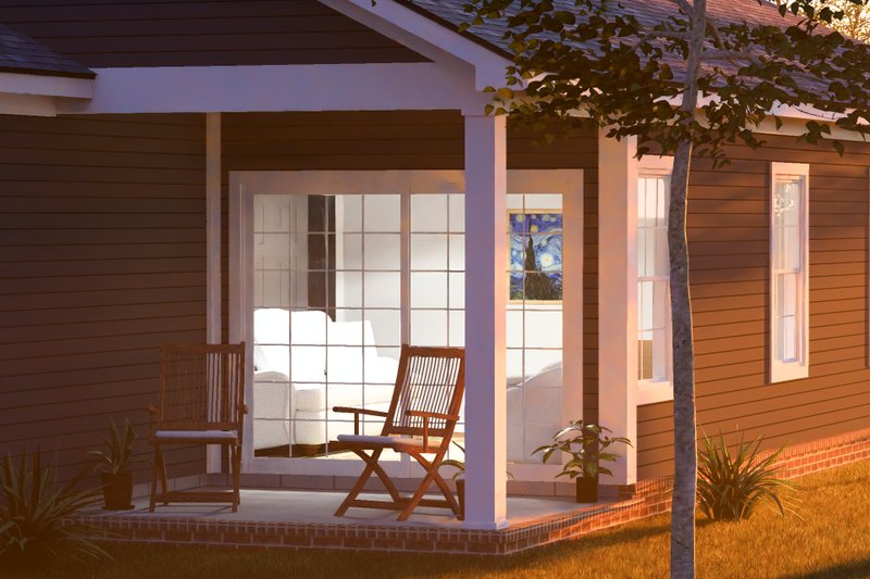 House Blueprint - Exterior - Other Elevation 6 for Cottage House Plan #513-2448 - 4 bed, 3 bath