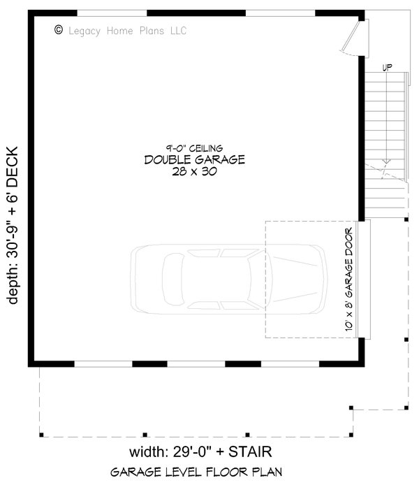 Modern Floor Plan - Main Floor Plan #932-951