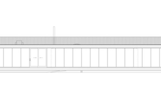Exterior - Other Elevation 2 for Modern House Plan #520-4 - 1 bed, 1 bath