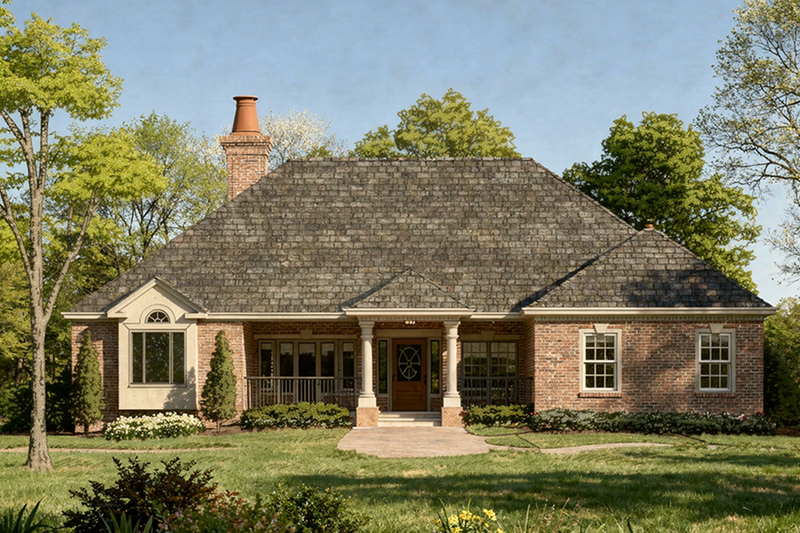 Home Plan - Traditional Exterior - Front Elevation Plan #30-271