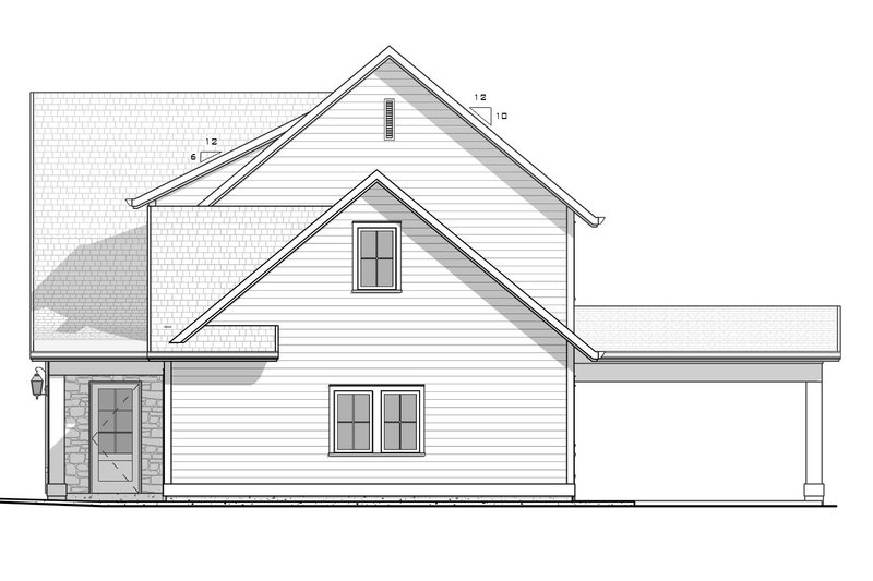 Home Plan - Exterior - Other Elevation for European House Plan #1086-26 - 3 bed, 2.5 bath