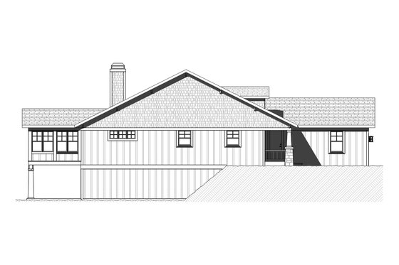 Exterior - Other Elevation 1 for Craftsman House Plan #901-122 - 3 bed, 2.5 bath
