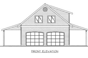 Country Exterior - Front Elevation Plan #117-749