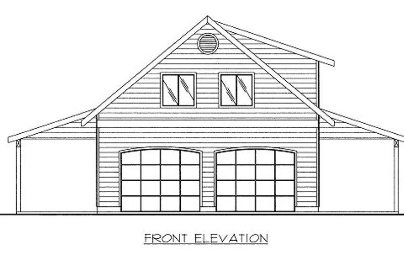 Country Style House Plan - 1 Beds 1 Baths 783 Sq/Ft Plan #117-749