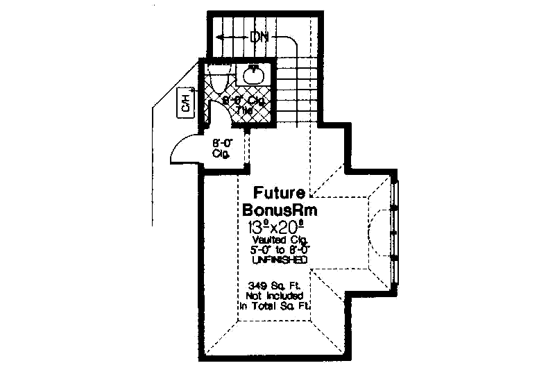House Plan Design - Floor Plan - Other Floor for European House Plan #310-277 - 3 bed, 3.5 bath