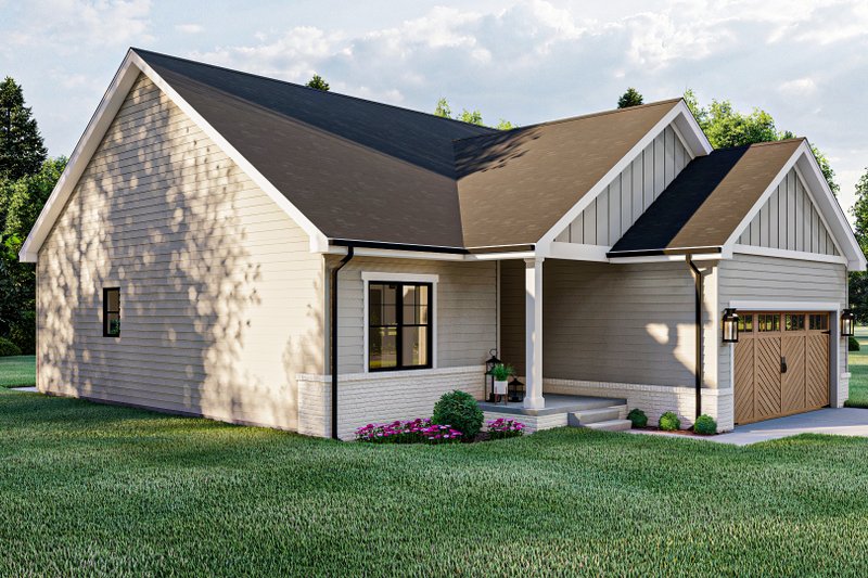 Architectural House Design - Exterior - Other Elevation for Farmhouse House Plan #455-271 - 2 bed, 2 bath